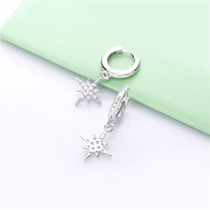 Earrings Starlight silver 925 zircon