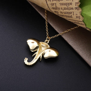 Necklace Golden Elephant silver 925