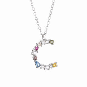 Necklace The Letter silver 925 zircon