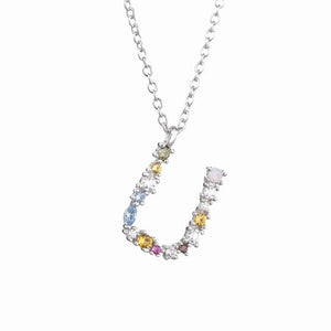 Necklace The Letter silver 925 zircon