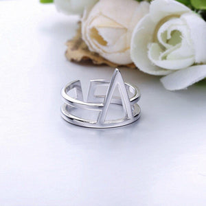 Ring Triangle silver 925 - Maison Ming