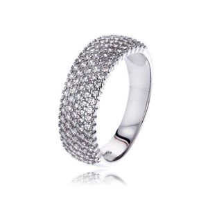 Ring Thousand Diamonds silver and zircon - Maison Ming