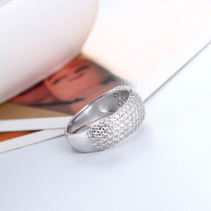 Ring Thousand Diamonds silver and zircon - Maison Ming