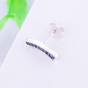 Earrings milky way silver 925 zircon - Maison Ming