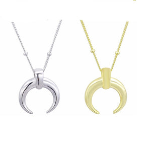 Necklace Crescent Moon silver 925