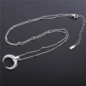 Necklace Crescent Moon silver 925