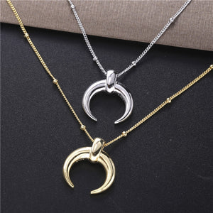 Necklace Crescent Moon silver 925