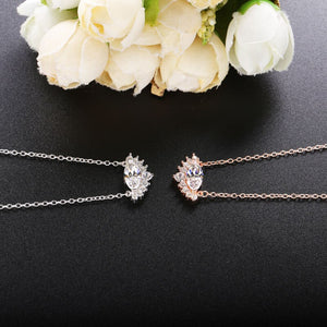 Necklace Tiara silver 925 zircon