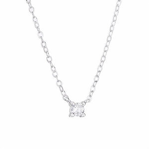 Necklace Brillance silver 925 zircon