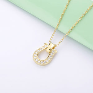 Necklace Horseshoe 2021 silver 925 zircon