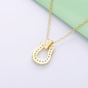 Necklace Horseshoe 2021 silver 925 zircon