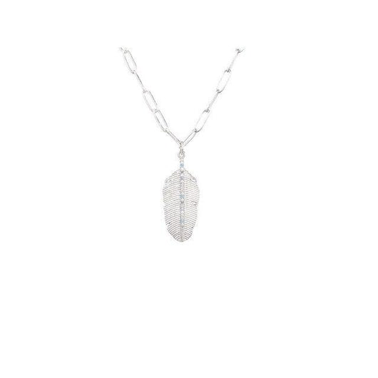 Necklace Feather silver 925