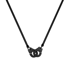 Necklace Handcuffs Rope silver 925